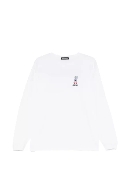 Tricou Undercover cu broderie alb