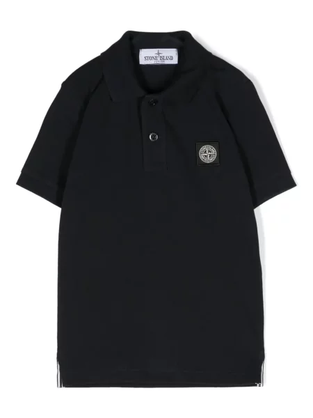 Koszulka polo dziecięca Stone Island niebieska