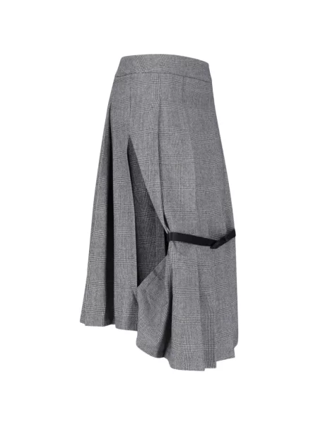 Fustă midi Vaquera gri