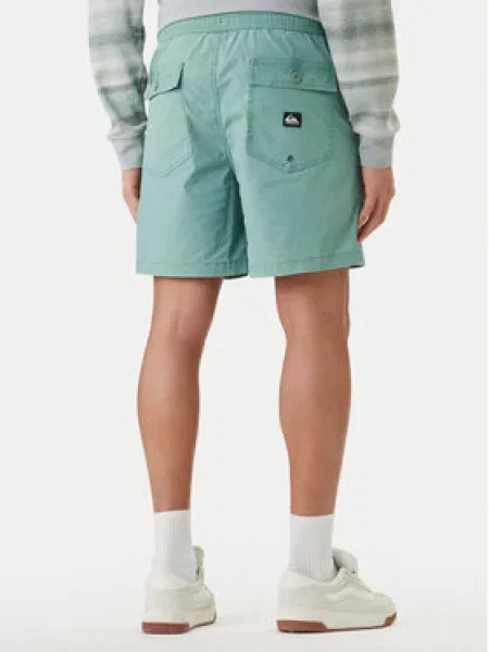 Quiksilver Medžiaginiai šortai Taxer Fatigue žalia