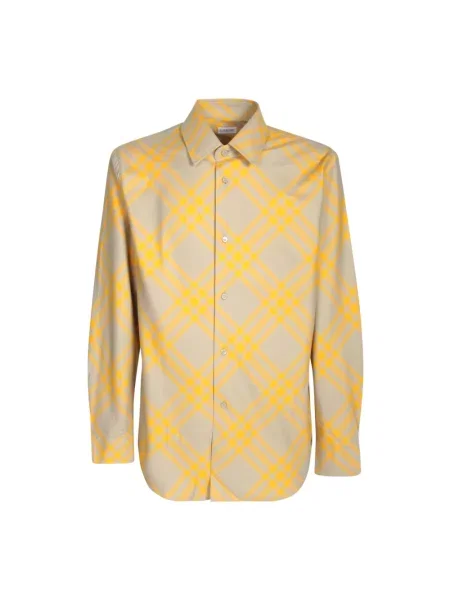 Koszula Burberry w kratkę beżowa