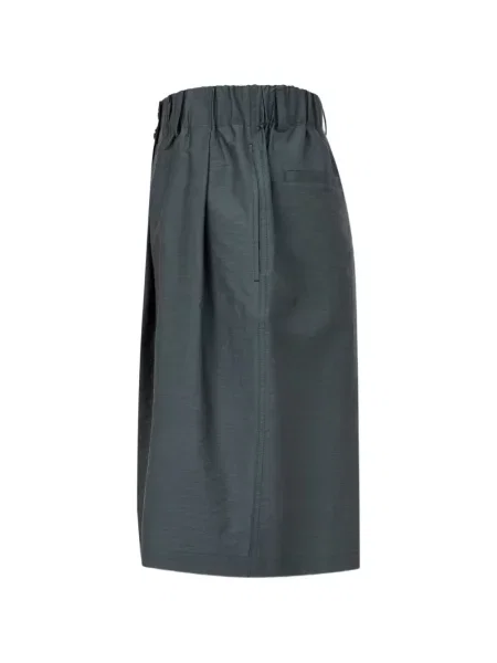 Pantaloni scurți Tomboy plisate gri