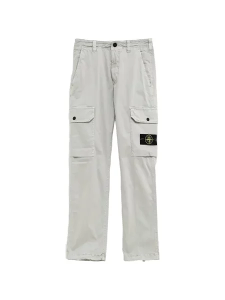 Pantaloni cargo Stone Island cu strasuri verde