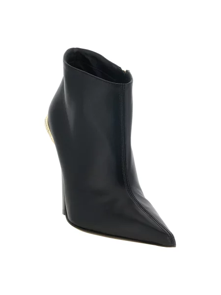 Buty do kostki Giuseppe Zanotti skórzane czarne