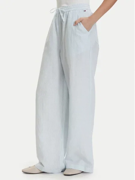 Tommy Jeans Pantaloni din deschis albastru