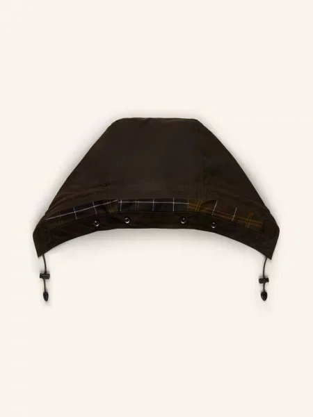 Klasická kšiltovka Barbour s kapucí zelená