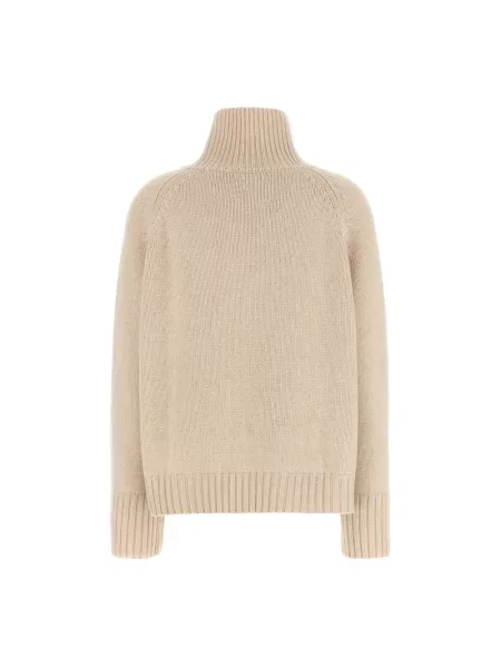 Sweter z golfem Be You z kaszmiru beżowy