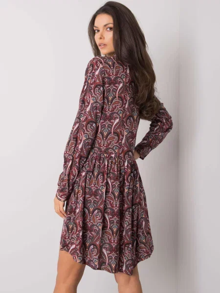 Rochie Fashionhunters de costum maro