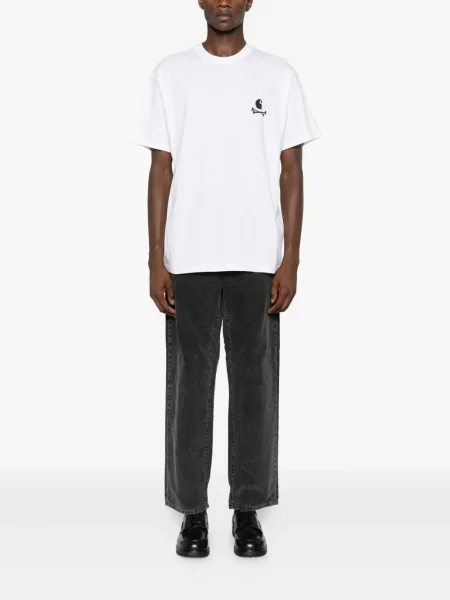 Tricou Carhartt Wip cu imagine alb