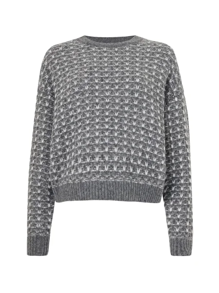 Noisy may Pulover NMMAELYS gri închis alb