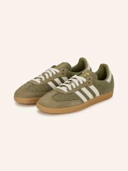 Sneakersy Adidas Originals zamszowe zielone