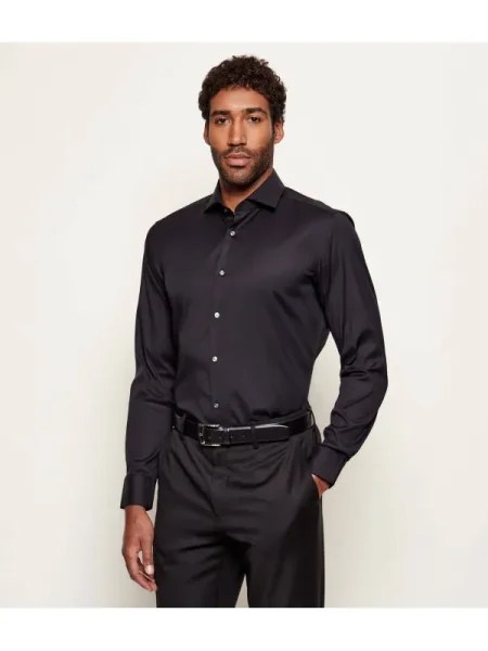 Cămașă Boss Black business negru