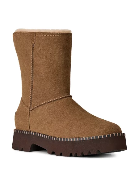 Замшевые короткие сапоги Ugg
