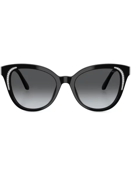 Ochelari de soare Swarovski de cristal negru