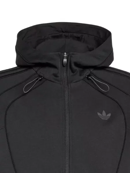 Hanorac Adidas cu dungi alergare verde