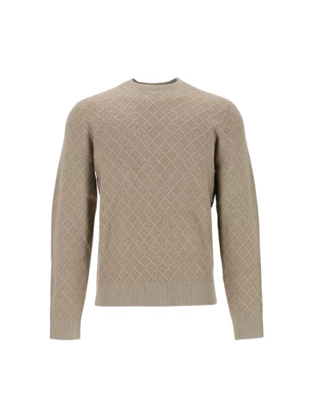 Sweter Emporio Armani wełniany beżowy
