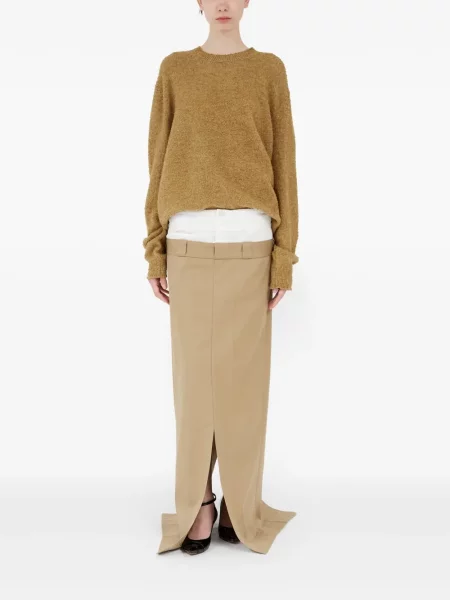 Fusta maxi Maison Margiela cu talie înaltă