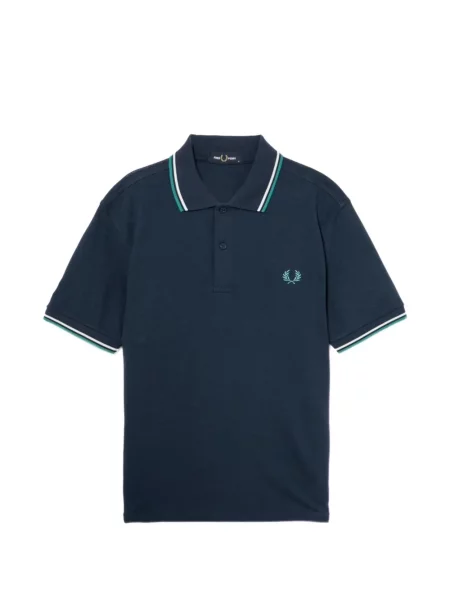 Tricou polo Fred Perry cu broderie albastru