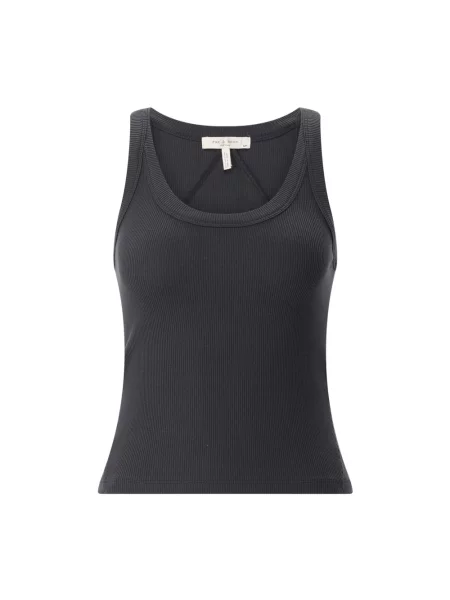 Top Rag & Bone bez rękawów czarny