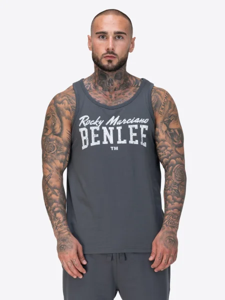 Benlee Tricou funcțional Woburn gri metalic alb