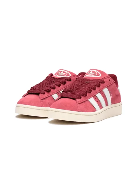 Sneakersy Adidas Campus zamszowe czerwone