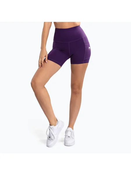 Pantaloni scurți de antrenament pentru femei Venum Essential Bike Shorts deep purple violet
