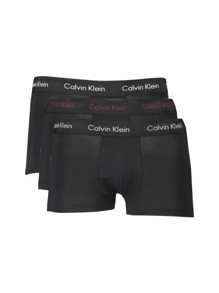 Zestaw majtek Calvin Klein z niską talią czarny