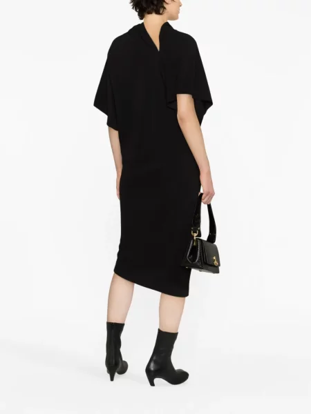 Kostiumas midi suknelė Rick Owens iki kelių juoda