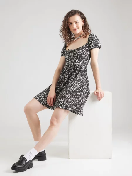 STUDIO SELECT Rochie Rosa negru alb