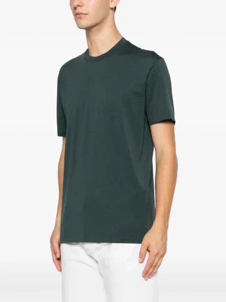 Tricou Tom Ford cu decolteu rotund verde