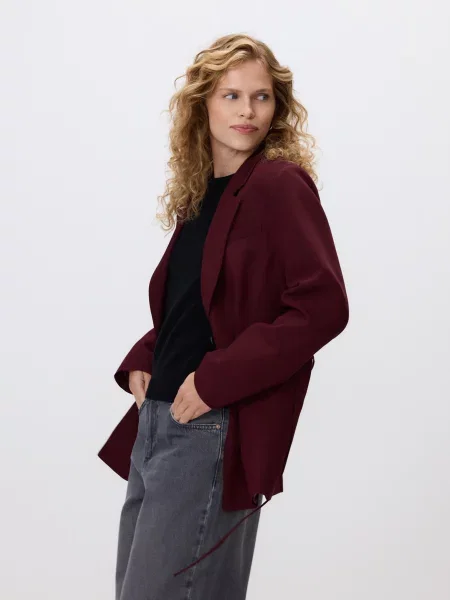 Пиджак Reserved бордовый