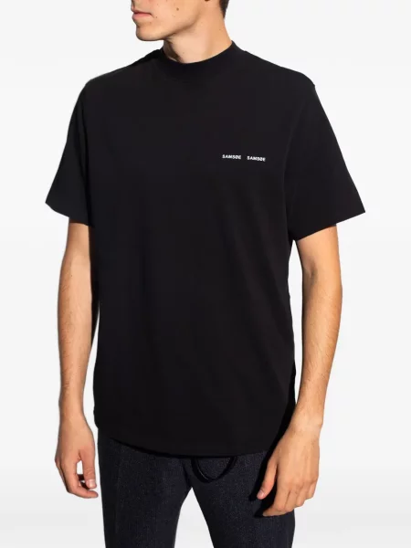 Scurt tricou Samsøe Samsøe cu imagine negru