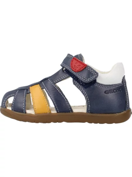 Sandały GEOX B SANDAL MACCHIA BOY niebieski