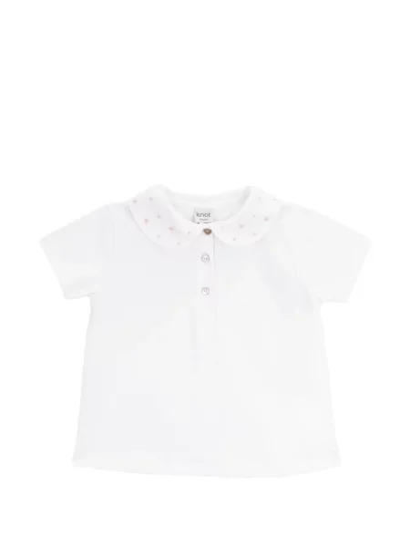 Koszulka polo dziecięca Knot biała