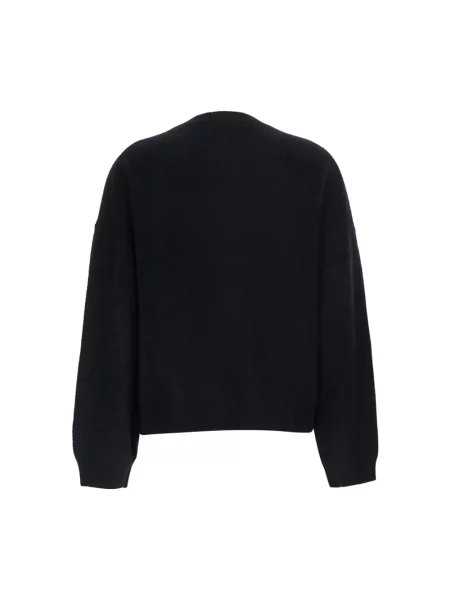 Sweter Loulou De Saison wełniany czarny