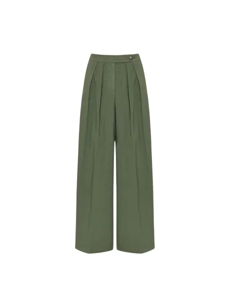 Spodnie Dries Van Noten zielone