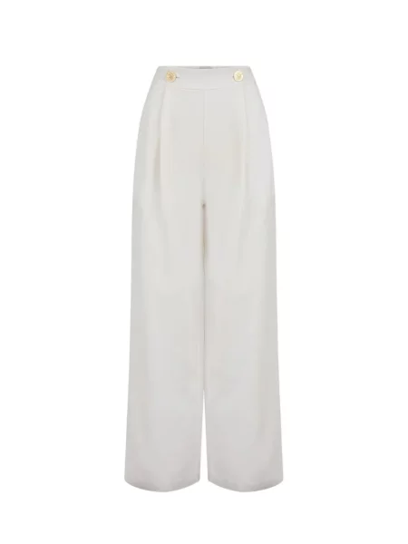 Pantaloni Le Kasha de in alb