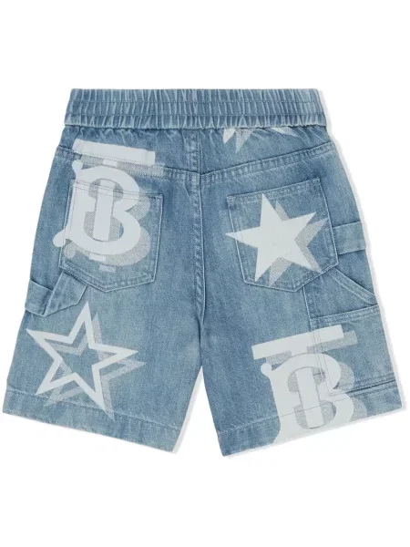Szorty jeansowe dziecięce Burberry niebieskie