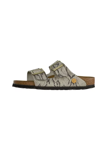 BIRKENSTOCK Šľapky Arizona nebielená / antracitová sivá