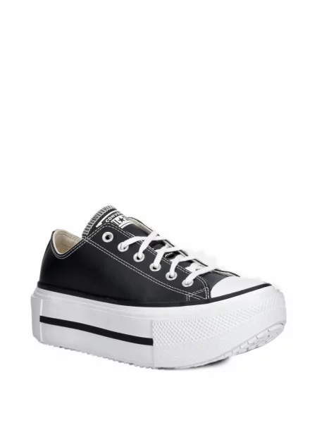 Sneakerși Converse Chuck Taylor All Star cu platformă cu mărgele din piele negru