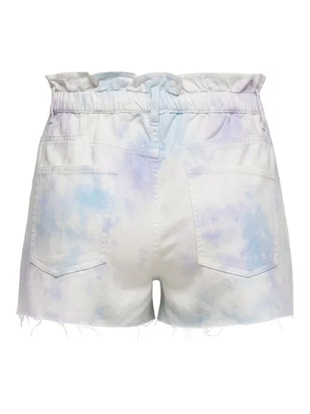 ONLY Pantaloni CUBA roz mov lavandă alb