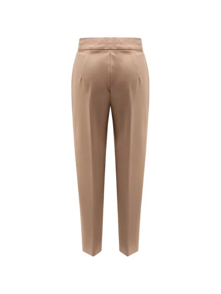 Pantaloni croiți Max Mara maro