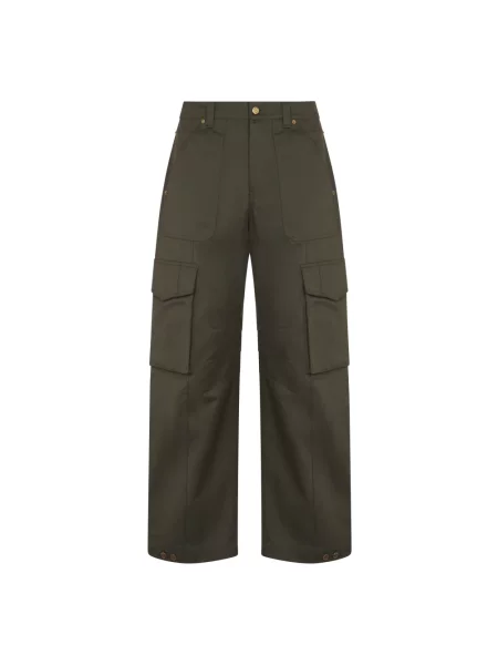 Spodnie cargo Golden Goose zielone