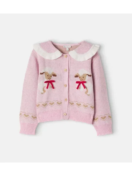 Kardiganas Bebe Organic rožinė