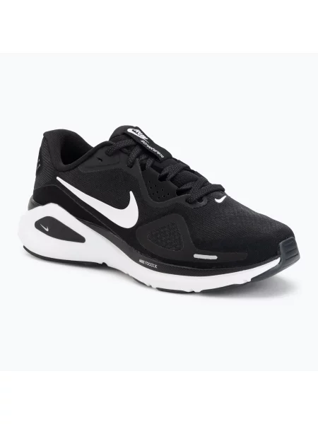 Дамски обувки за бягане Nike Structure 26 black/cool grey/metallic silver/white бяло
