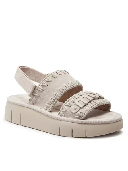 Босоножки Mou бежевые