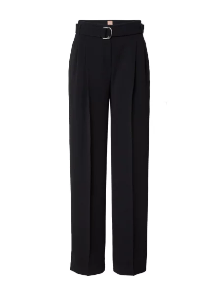 BOSS Black Pantaloni cutați Tapiana' negru