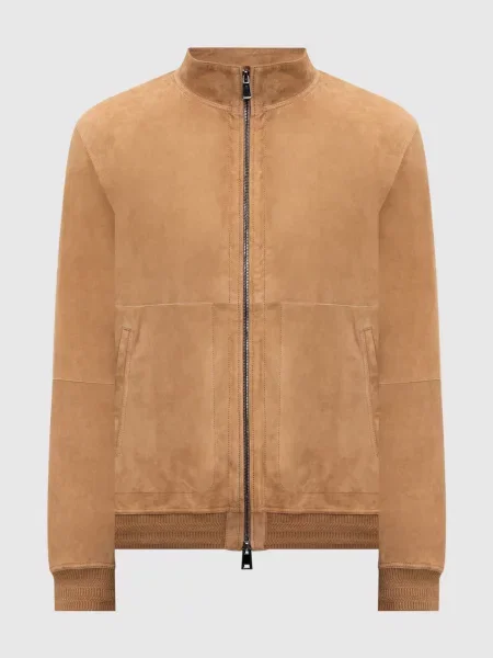 Замшева куртка Cashmere&whiskey коричнева