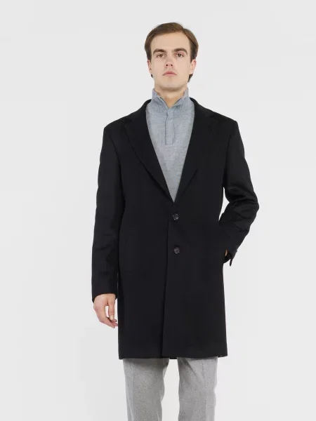 Пальто Arber вовна/поліестер чорний