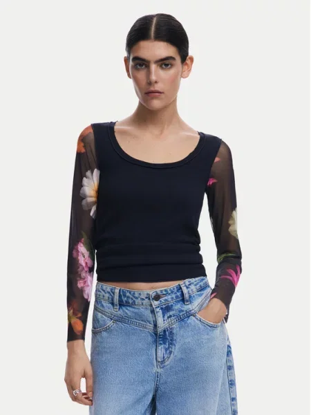 Top Desigual czarny